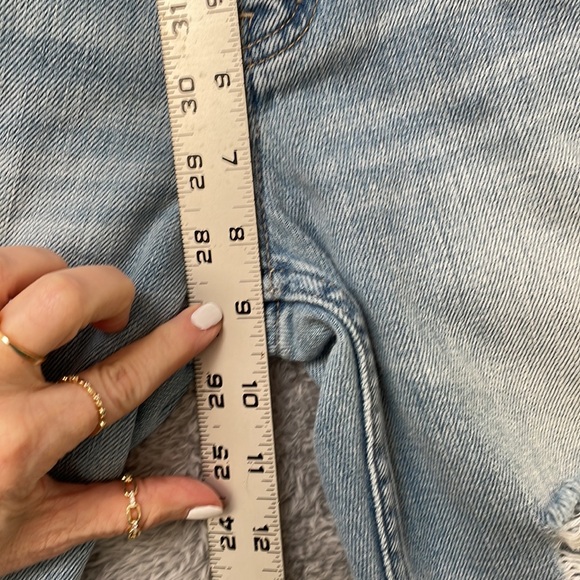 Abercombie & Fitch Jeans Women's 0 Regular Boyfriend Straight Distressed Cotton - Picture 11 of 16